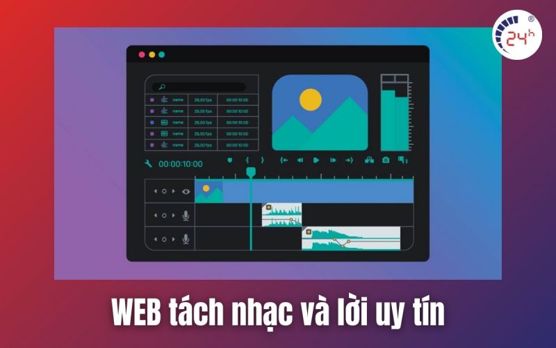 website tách nhạc và lời online