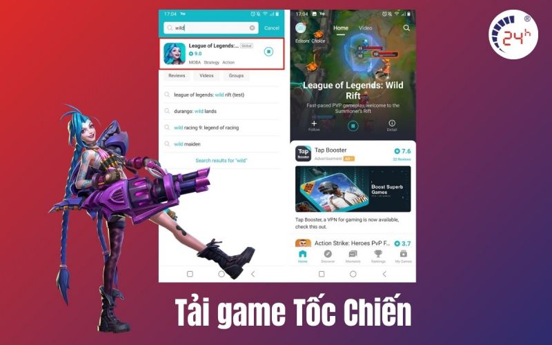 cách tải trò chơi Tốc Chiến