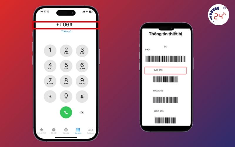 kiểm tra IMEI iPhone qua mã USSD