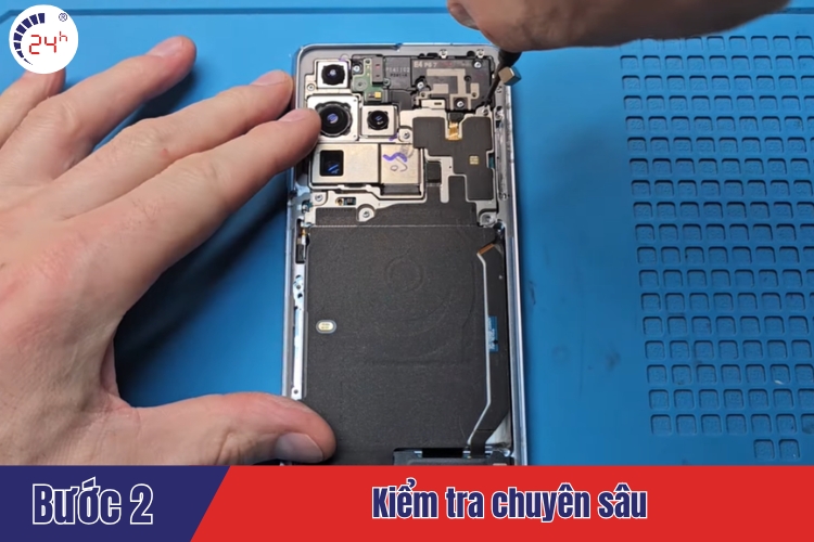 kiểm tra pin điện thoại Samsung Galaxy S21 Plus