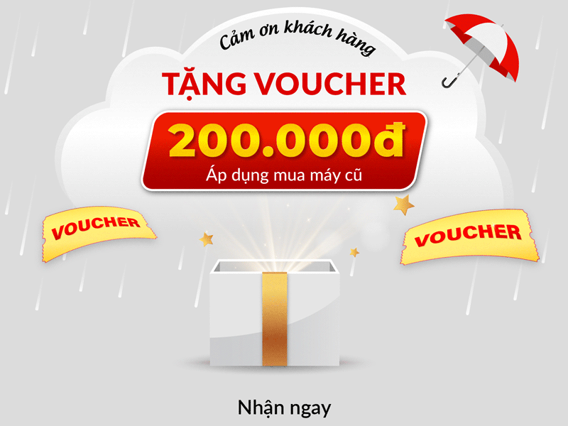 tặng voucher mua iphone cũ khi sửa chữa