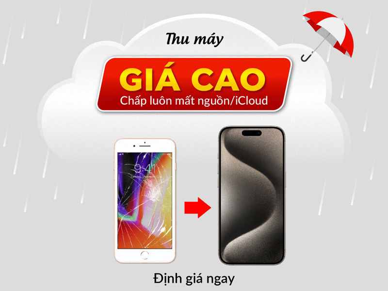 thu máy cũ giá cao