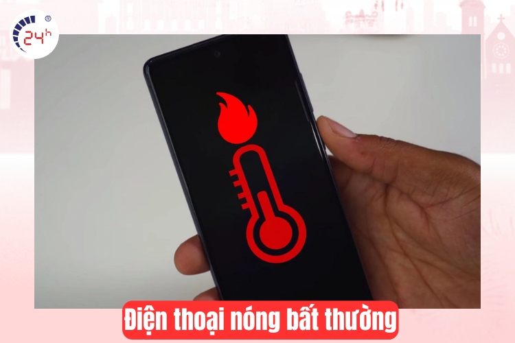 điện thoại samsung note 8 nóng bất thường 