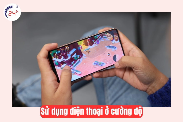sử dụng điện thoại ở cường độ cao
