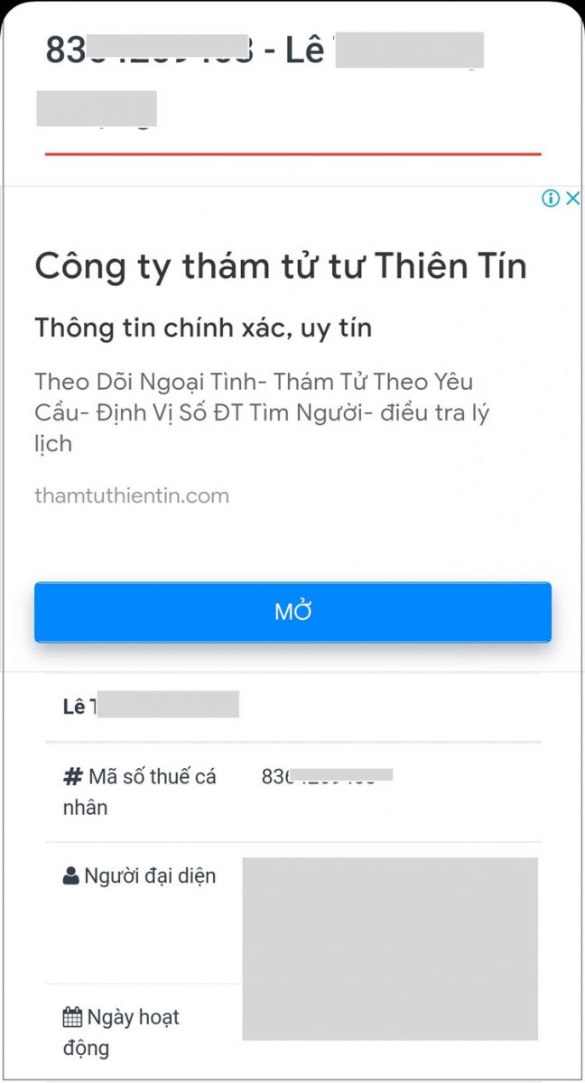 tra cứu mã số thuế 