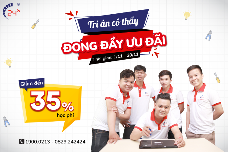 Tri ân cô thầy - đong đầy ưu đãi 