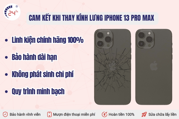 thay kính lưng iPhone 13 Pro Max