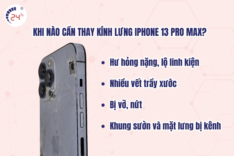 thay kính lưng iPhone 13 Pro Max