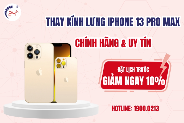 thay kính lưng iPhone 13 Pro Max