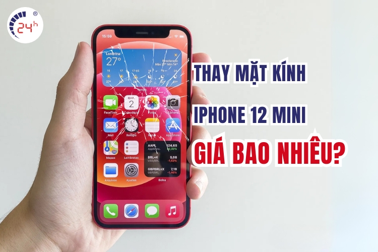 thay mặt kính iphone 12 mini giá bao nhiêu 