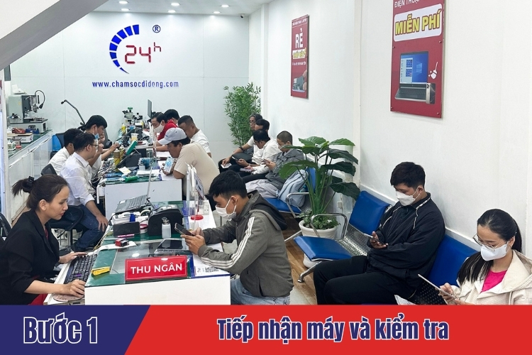 Thay mặt kính iphone 15 plus