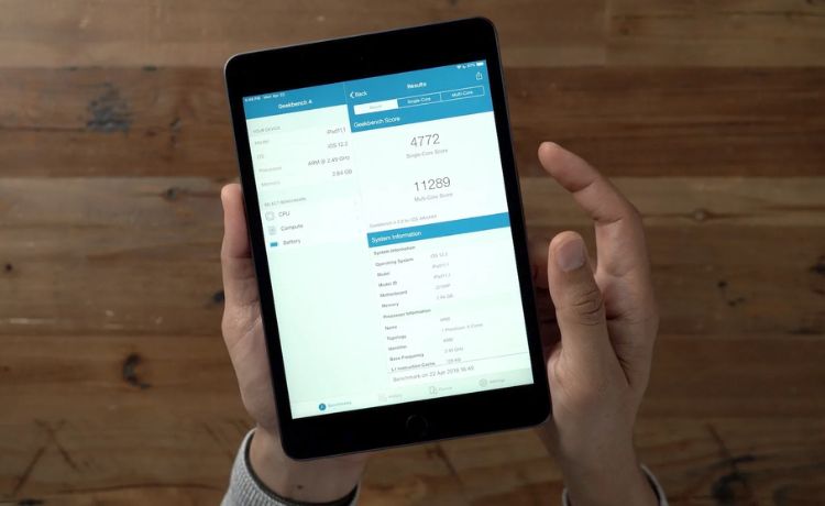 iPad trước khi cần thay cảm ứng iPad Mini 3 