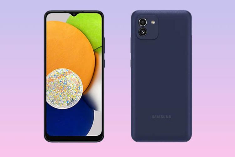 Samsung Galaxy A03 bị hỏng mặt kính