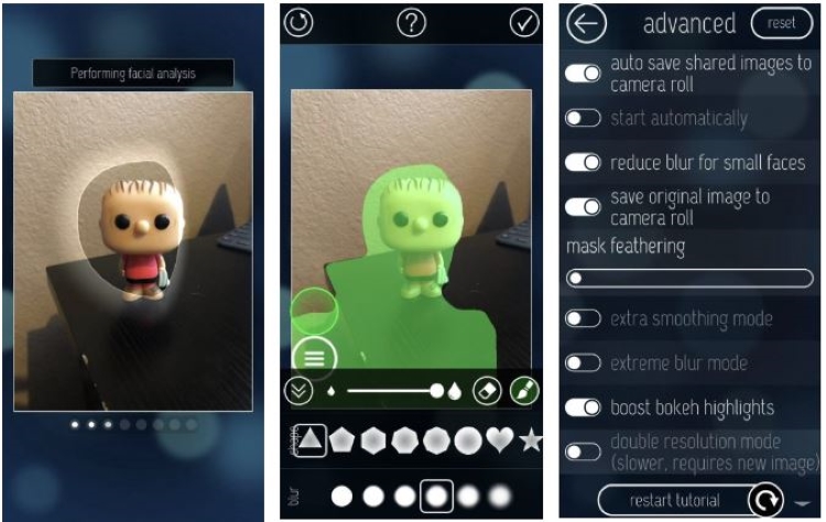 Fabf Focus - App chụp ảnh chân dung cho iPhone chất lượng