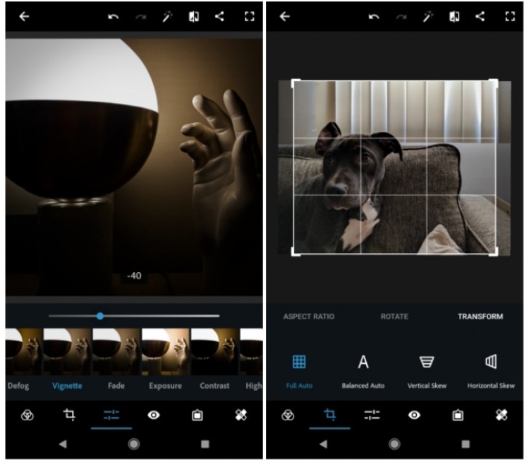 Adobe Photoshop Express là app chỉnh sửa ảnh nhanh chóng, thú vị