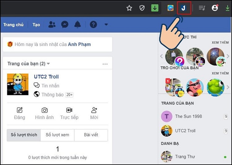 Nhấn vào biểu tượng J2TeaM Security