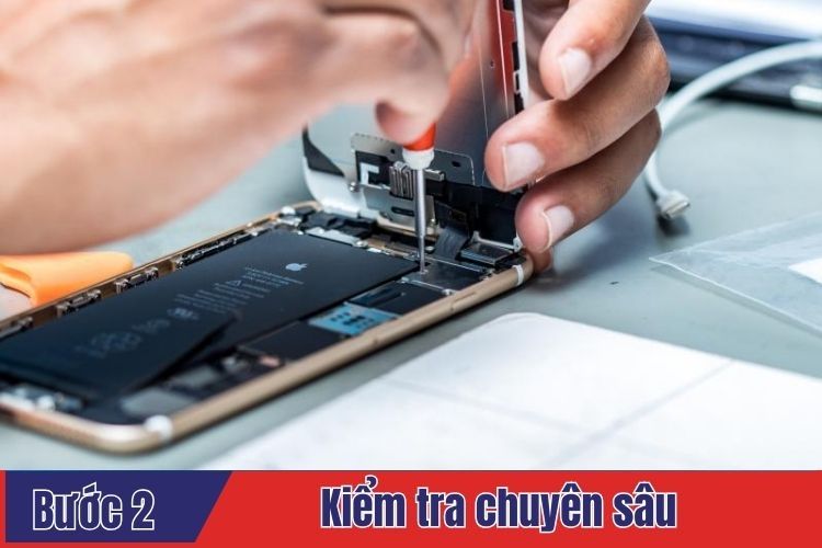 Kiểm tra chuyên sâu trình trạng iPhone 16 Pro cần thay kính lưng