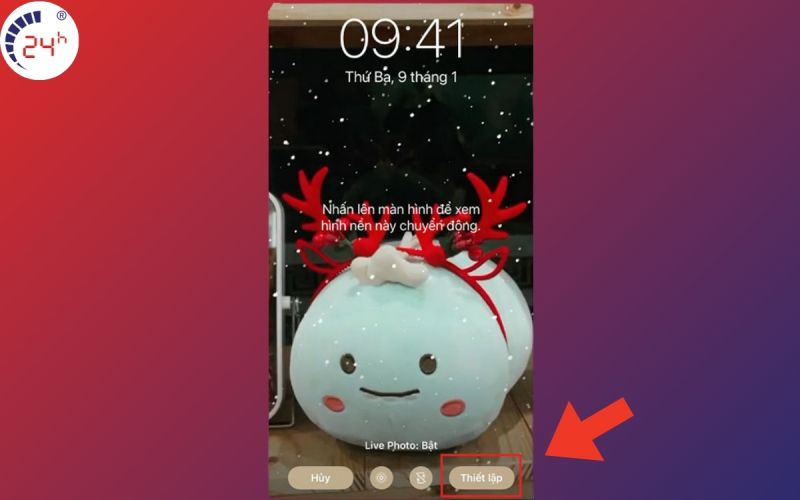 Cách cài hình nền iPhone video