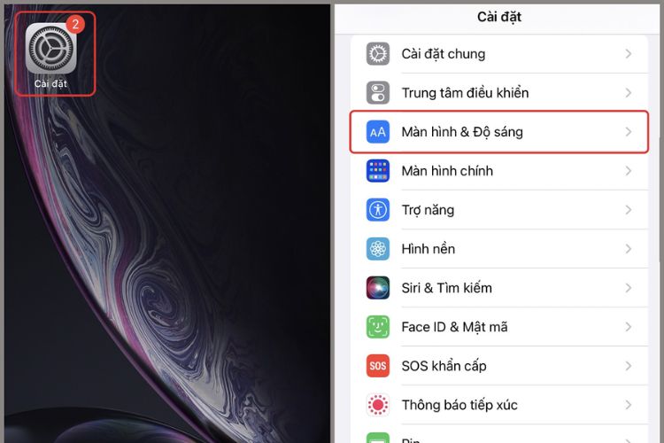 cách bật chế độ nightshift