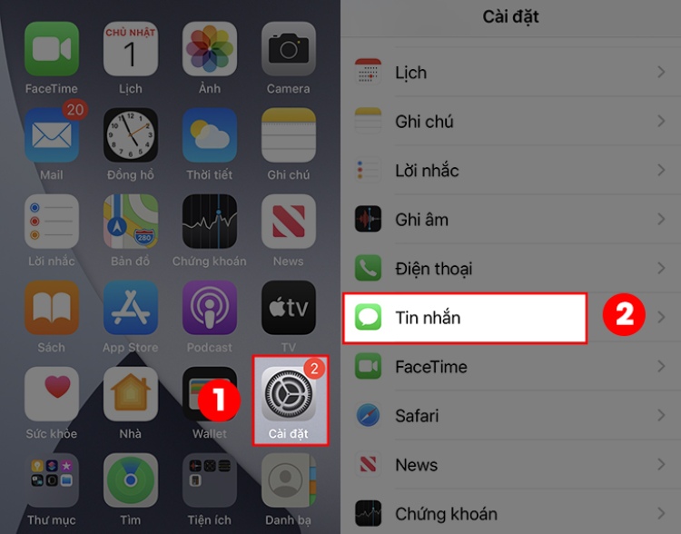 Cách chặn tin nhắn rác 2