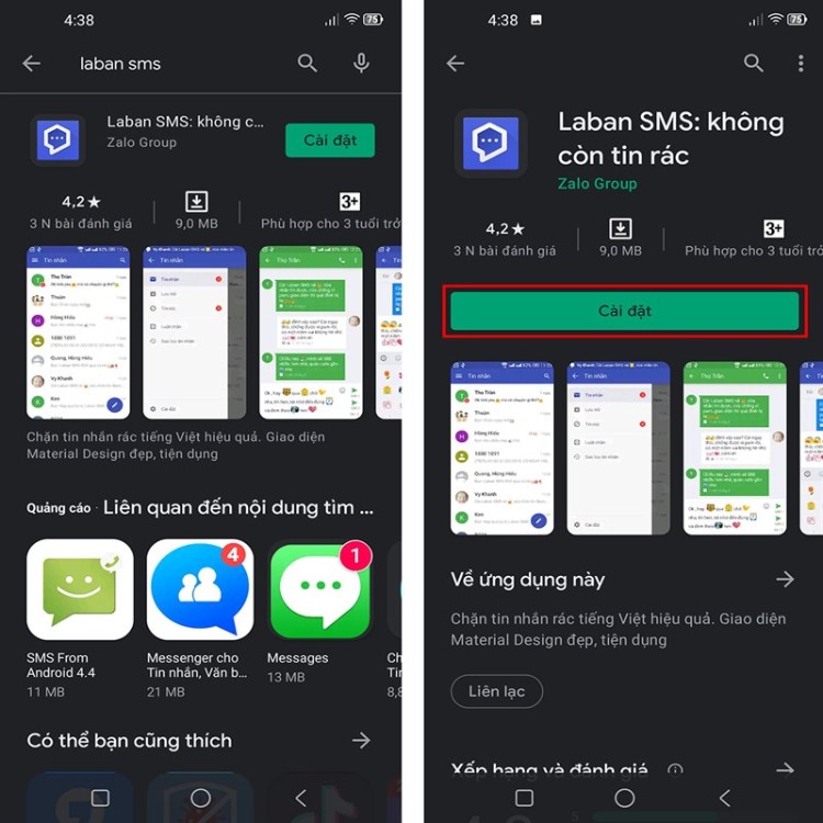 Cách chặn tin nhắn rác 5