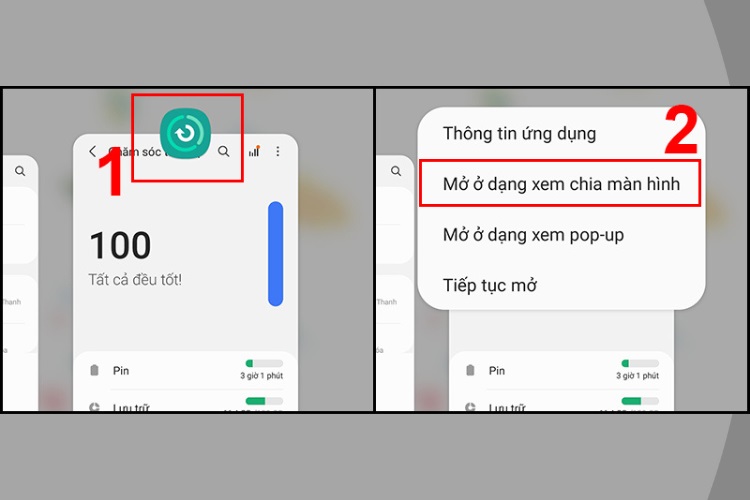 b3 cách chia đôi màn hình trên Note10