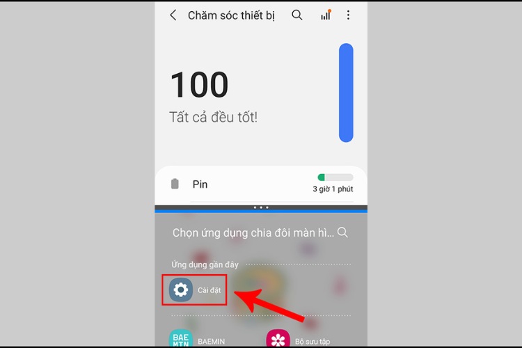 b4 cách chia đôi màn hình trên Note10