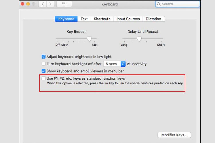 cách chỉnh độ sáng màn hình MacBook2