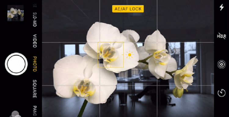 tính năng khoá tiêu điểm (AE/AF Lock) trên iPhone 11 Pro Max