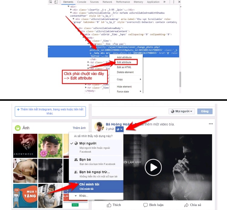 Dán ID vừa sao chép sau khi nhấn chọn Edit Attribute