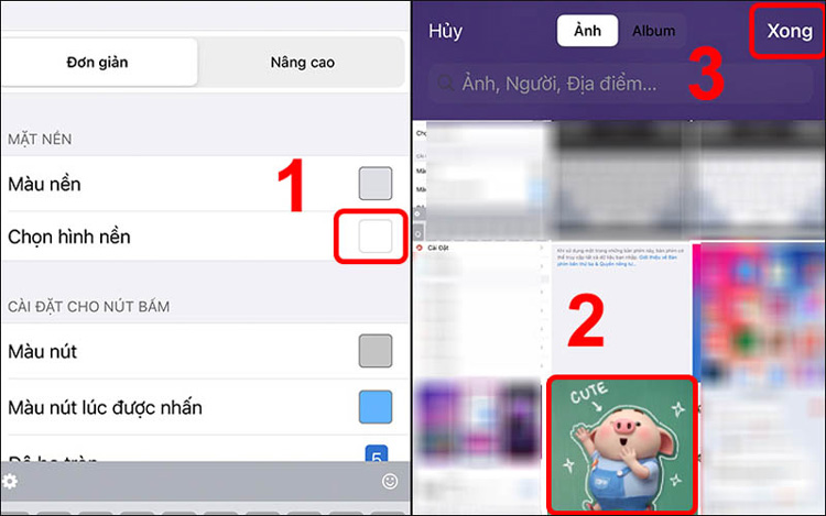  cách đổi hình nền bàn phím iphone