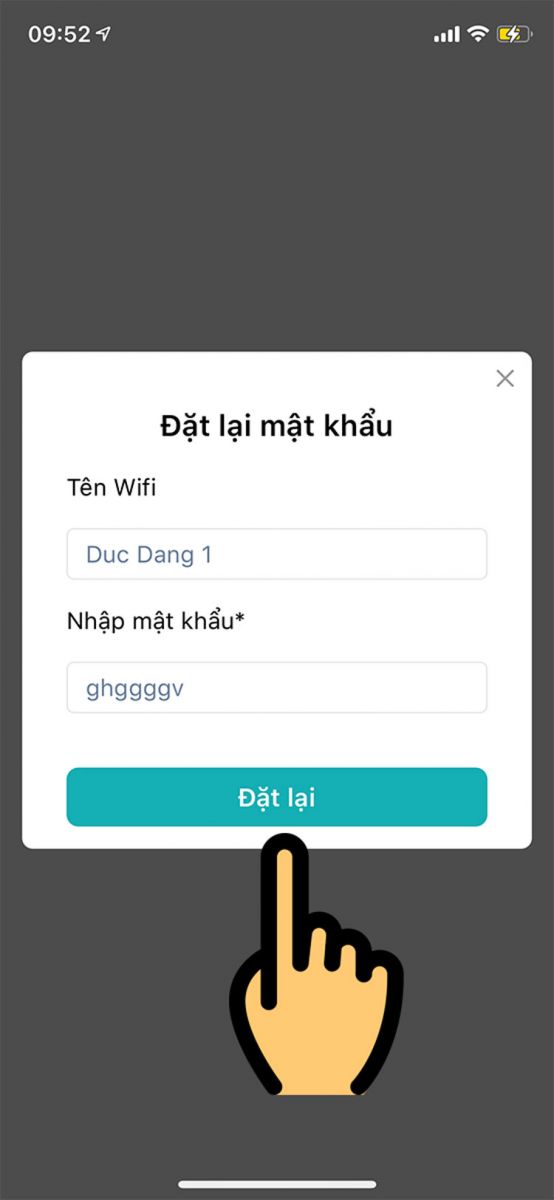 cách đổi mật khẩu WiFi