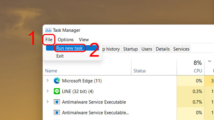 thanh taskbar win 10 bị đơ