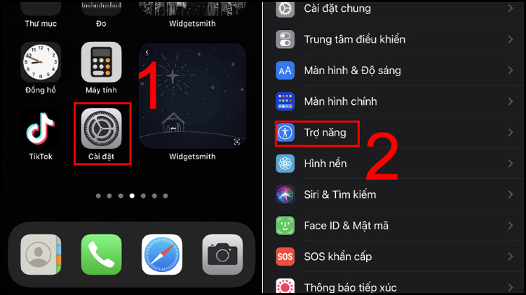 Tiến hành tắt thu hay phóng to điện thoại