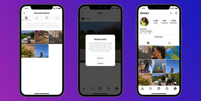 Cach khoi phuc story đa xoa tren Instagram
