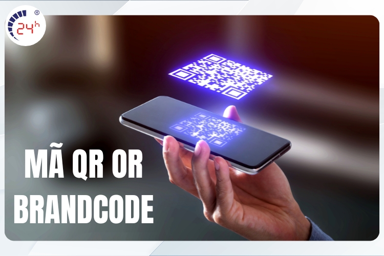 dùng mã QR hoặc brandcode để kiểm tra