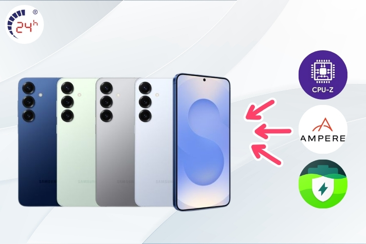 thông qua các ứng dụng hỗ trợ để kiểm tra pin