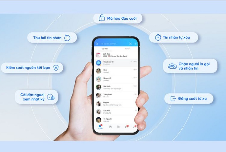 Mã hoá đầu cuối là một trong những bước tiến đáng kể của Zalo