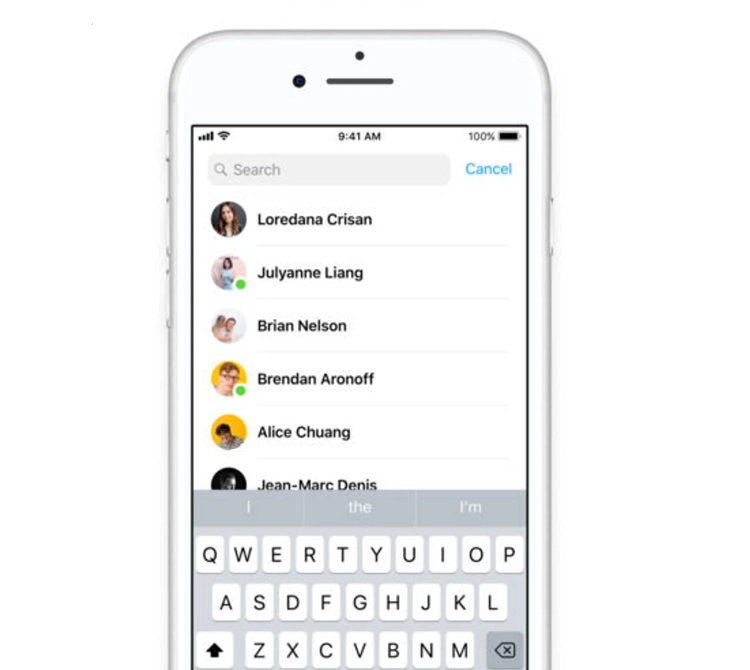 Bạn có thể tìm kiếm bạn bè từ Messenger Lite tương tự trên Messenger