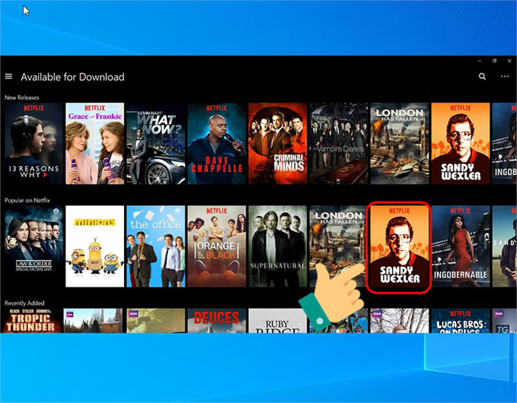 Cách tải phim trên Netflix về máy tính