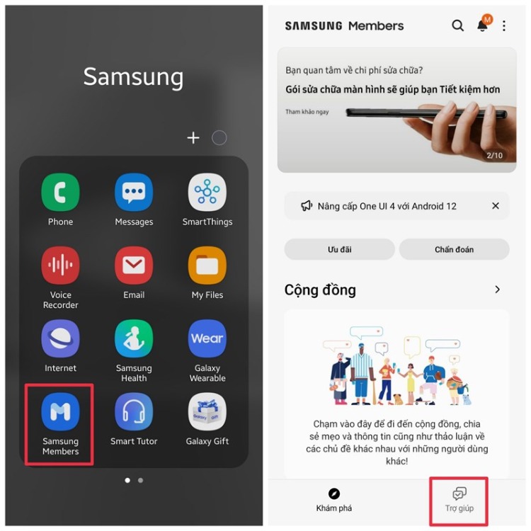 cach test dien thoai samsung