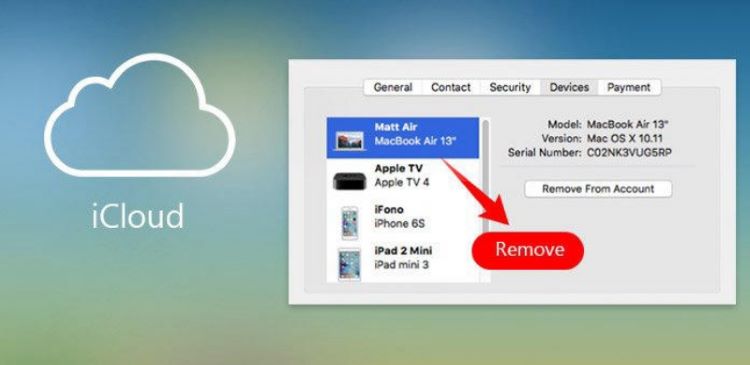 Xóa thiết bị MacBook khỏi iCloud