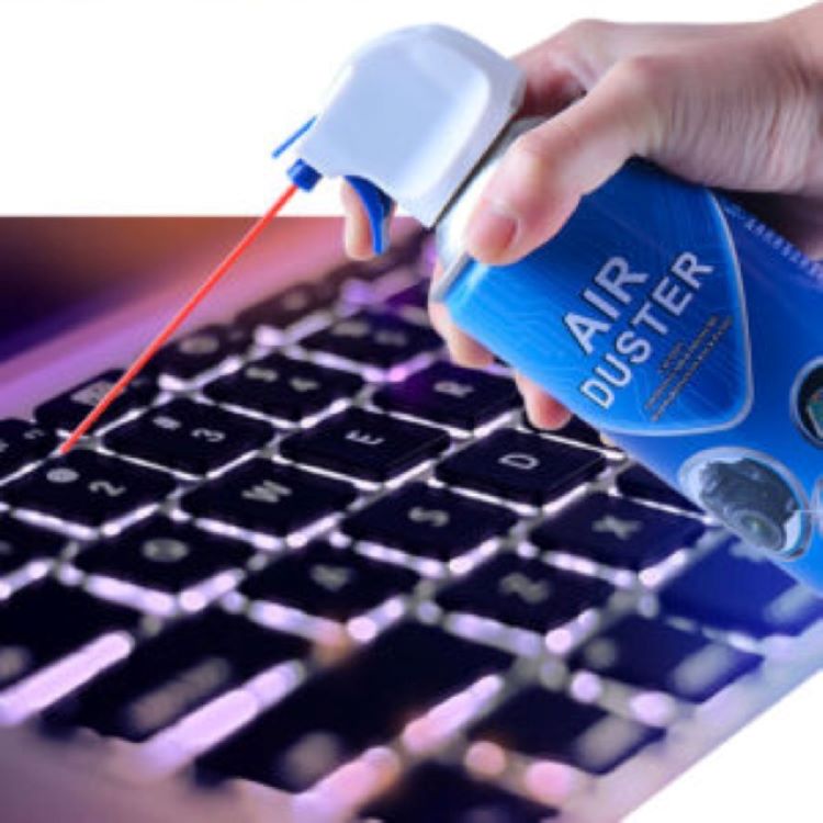 Sử dụng bình xịt khí nén 