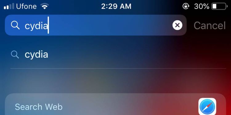 Kiểm tra máy có cydia hay không