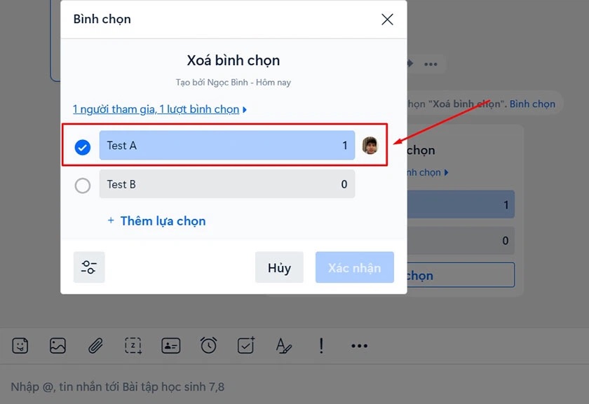 Chọn vào bất kỳ đâu để xem chi tiết lượt bình chọn bên trong.