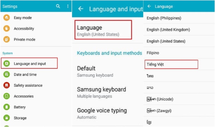 cài Tiếng Việt cho Android không cần Root