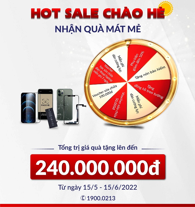 Chương trình Hot Sale Chào Hè - Nhận quà mát mẻ mang đến nhiều trải nghiệm thú vị dành cho khách hàng