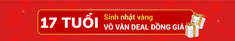 Mừng sinh nhật 24h tròn 17 tuổi