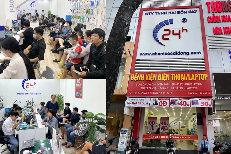 Thay pin Samsung chính hãng tại Bệnh Viện Điện Thoại, Laptop 24h