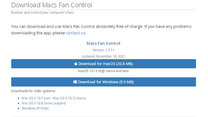 tải phần mềm Macs Fan Control